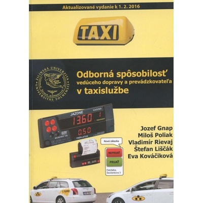 Odborná spôsobilosť vedúceho dopravy a prevádzkovateľa v taxislužbe