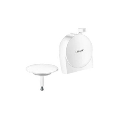 Hansgrohe Exafill S - Vrchná sada vaňového výtoku, odtokovej a prepadovej súpravy, matná biela 58117700