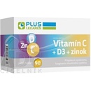 Plus Lékáreň Vitamín C + D3 + zinok 90 tabliet