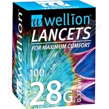 Wellion LANCETS 28G Lanceta sterilná 100 ks