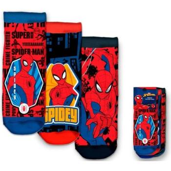 Kids Licensing Chlapčenské členkové ponožky Spiderman / Marvel 3 ks