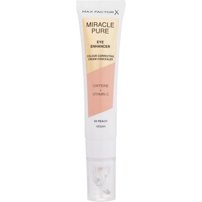 Max Factor Miracle Pure krémový korektor proti opuchom a tmavým kruhom 04 Honey 10 ml