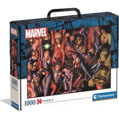 Clementoni - Puzzle Brief case: Avengers - 1 000 piese