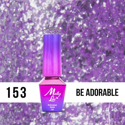 Molly Lac Gél lak LUXURY SILVER BE ADORABLE 153 5 ml