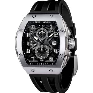 Tsar Bomba Мъжки часовник TSAR BOMBA Black Unique Edition TB8211BQ (TB8211BQ) Часовници