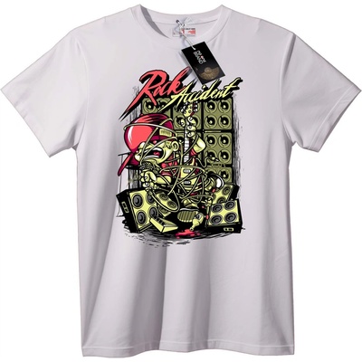 NOONEBRAND Тениска Рок Инцидент - 2XL, Black