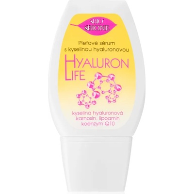 Bione Cosmetics Hyaluron Life хидратиращ и подхранващ серум за лице 40ml