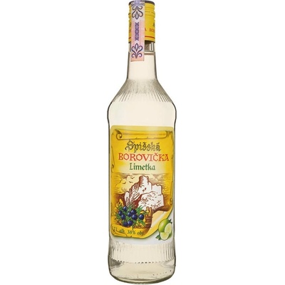 Spišská Borovička Limetka 38% 0,7 l (holá láhev)