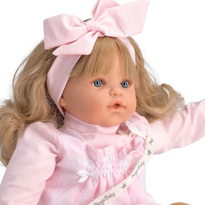 Magic Baby Magic baby: Смееща се кукла Susy с рокля с дълги ръкави (MB47035)