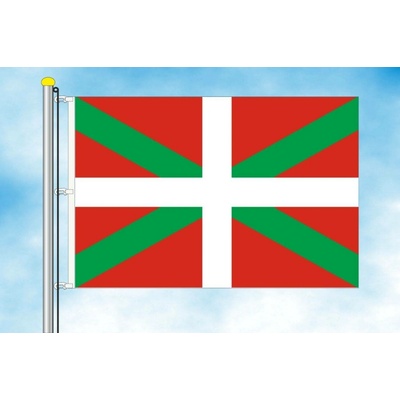 LIBEA, s.r.o. Baskicko vlajka Rozměr: 40×60 cm, Uchycení: Karabiny na stožár