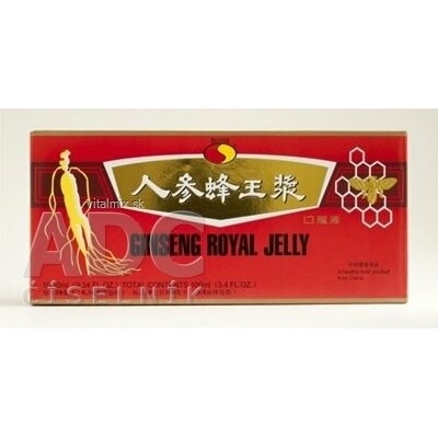 Ginseng Royal Jelly Amazonas ampule na pití 10 x 10 ml