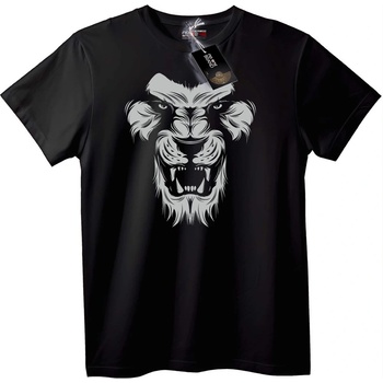 NOONEBRAND Тениска Лъвски Рев - M, Black