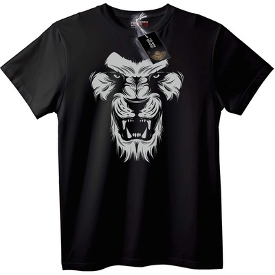 NOONEBRAND Тениска Лъвски Рев - M, Black