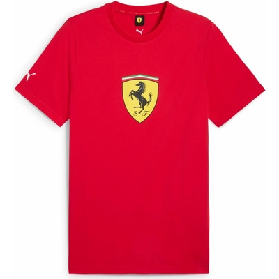 Puma Ferrari Race Colored Big Shield Tee červené