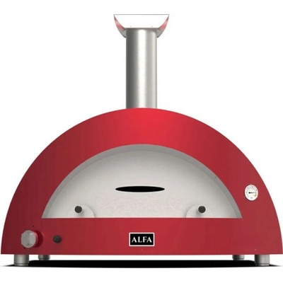 Alfa Forni Moderno 5 Pizze Hybrid antique red