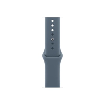 Apple Watch 46mm Band: Anchor Blue Sport Band - S/M - SEASONAL (mfgx4zm/a)