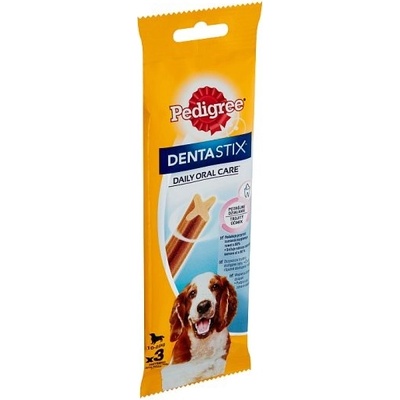 Pedigree DentaStix Doplnkové staršie ako 4 mesiace 3 ks 77 g