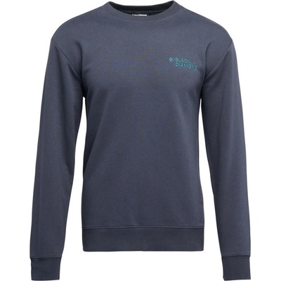Black Diamond M Mini Stacked Crewneck sivá