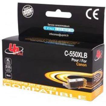 Compatible Мастилница UPRINT PGI550BK XL Canon, Черен (LF-INK-CAN-PGI550BK-XL-UP)