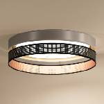 Duolla Duolla-LED Плафониера ROLLER DUO SH. LED/24W/230V Ø 45 см сребрист/черен (DU604192)