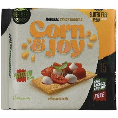 Corn & Joy Bezlepkový Extrudovaný kukuričný chlieb s rastlinnými bielkovinami 80 g