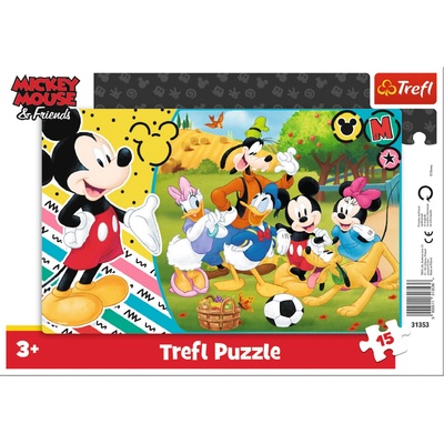 Trefl Mickey Mouse na venkově 15 dílků