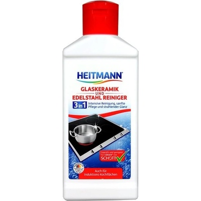 HEITMANN ČISTIČ NA NEREZ, CHRÓM, SKLOKERAMICKÉ VARNÉ DOSKY 250 ml