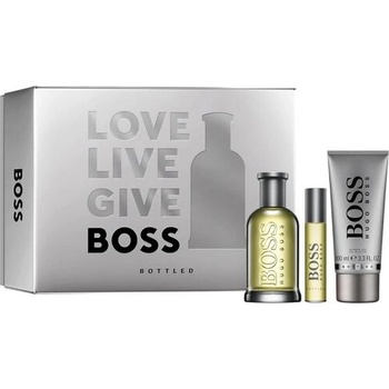HUGO BOSS Boss Bottled мъжки комплект тоалетна вода 100 мл + 10 мл + душ гел 100 мл