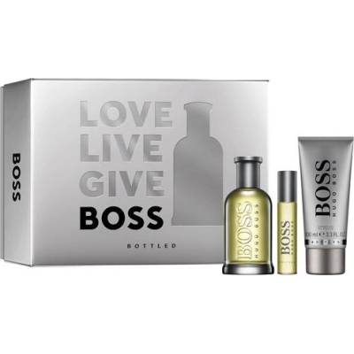 HUGO BOSS Set Hugo Boss: Boss Bottled, Eau De Toilette, For Men, 100 ml Boss Bottled, Eau De Toilette, For Men, 10 ml Boss Bottled, Cleansing, Shower Gel, For All Skin Types, 100 ml