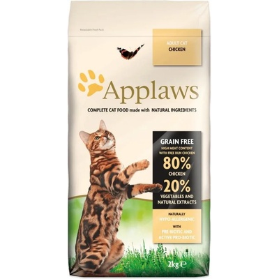 Applaws Adult Cat Chicken - суха храна за котка с 80% Пиле 400gr