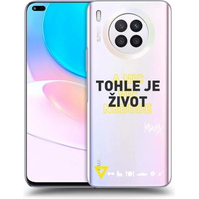 Púzdro Picasee silikónové Huawei Nova 8i - Kazma - TOHLE JE ŽIVOT A NIC VÍC NEBUDE čiré