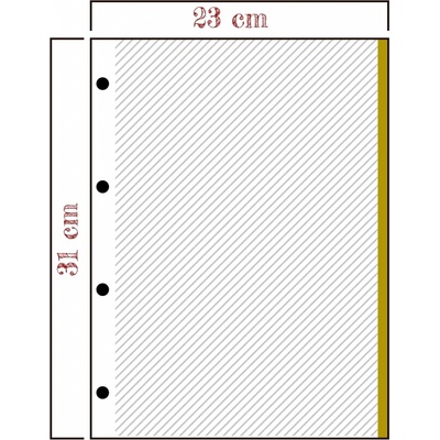 Poldom Náhradní list pro fotoalba 4 otvory FS50