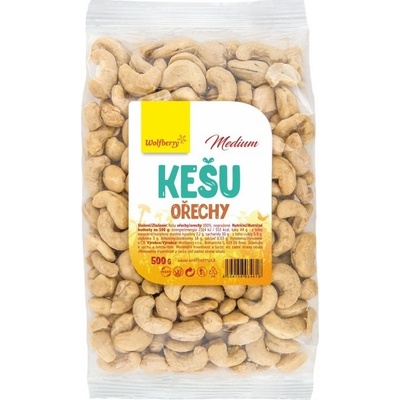 Wolfberry Kešu orechy Medium 500 g