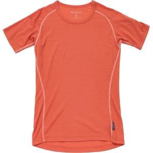 Devold Дамско мериносово термобельо Devold Women's Lauparen Merino 190 Base Tee Merino base layer - Coral (115-2427-0412)