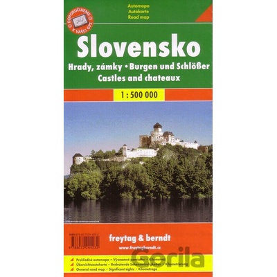 Freytag-Berndt Slovensko Hrady zámky 1:500T