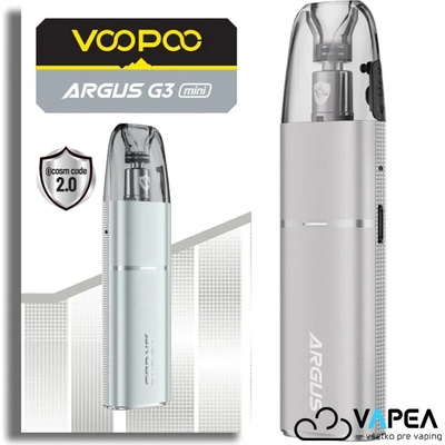 VooPoo Argus G3 MINI 1350 mAh Moonlight Silver 1 ks