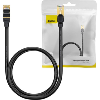 Baseus WKJS01010101 RJ45 10Gbps, 1m, černý