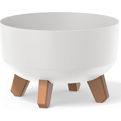 Prosperplast Květináč GRACIA LOW 28,5 cm bílý