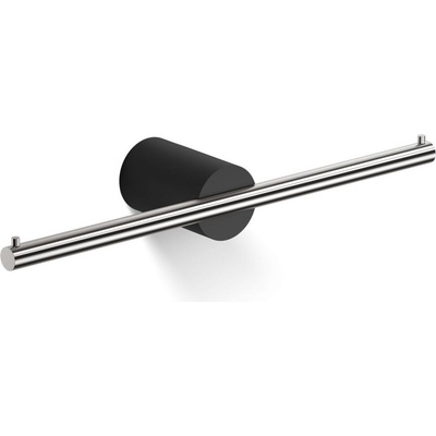 DECOR WALTHER Закачалка за тоалетна хартия Stone двойна матово стоманеночерно (0974965)