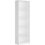 BRW Висока етажерка nepo plus reg/60 бяло