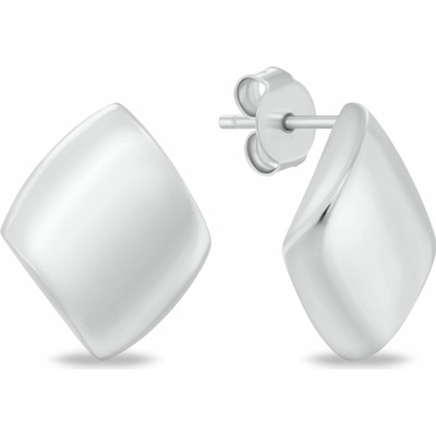 Brilio Silver Elegantné minimalistické náušnice zo striebra EA1218W