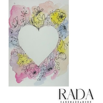 Ръчно изработена любовна картичка - Love Card #17 (LOVECARD17)