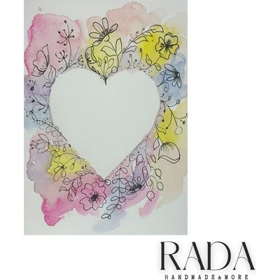 Ръчно изработена любовна картичка - Love Card #17 (LOVECARD17)