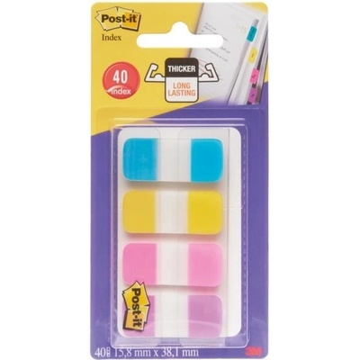 Záložky Post-it Index úzky extra silný 15,8x38,1mm