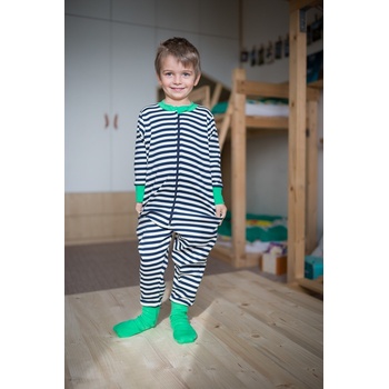 Detský overal námornícke zelené ponožky