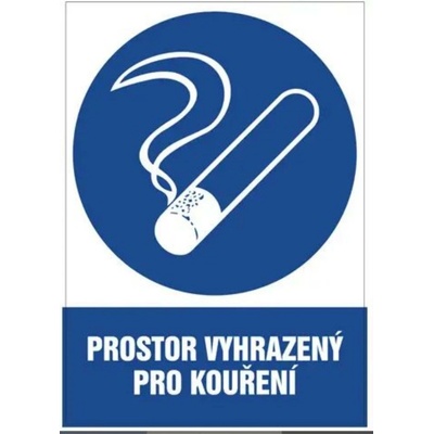 Značka Prostor vyhrazený pro kouření