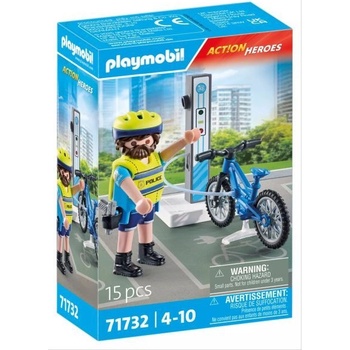 Playmobil Playmobil: Полицай на колело (71732)