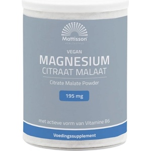 Mattisson Healthstyle Vegan Magnesium Citrate & Malate [125 грама]