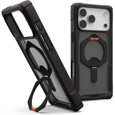 Urban Armor Gear Magsafe Противоударен Калъф за iPhone 17 Pro Max, UAG Plasma XTE Case Black-Orange, Черен (840283922534)