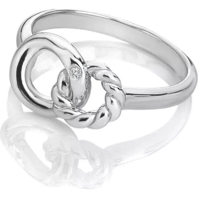 Hot Diamonds Stříbrný prsten Willow DR289 o 60 b